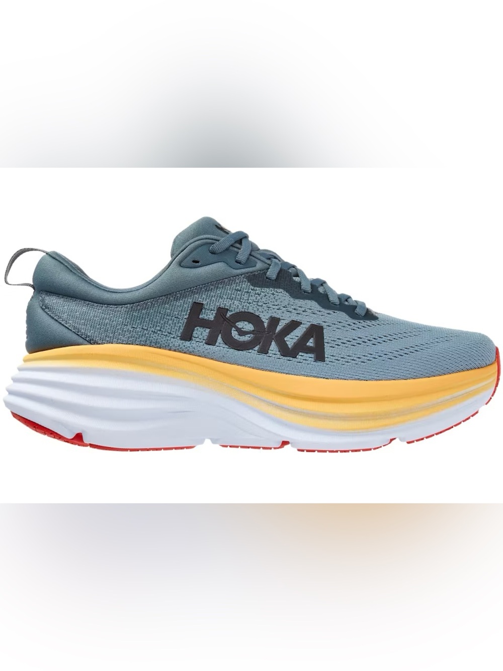 Hoka Bondi 8 - Goblin Blue - Mountain Spring men’s 11.5